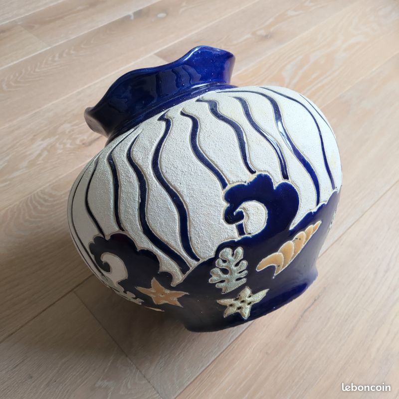 Cache pot à décor marin (image 6)
