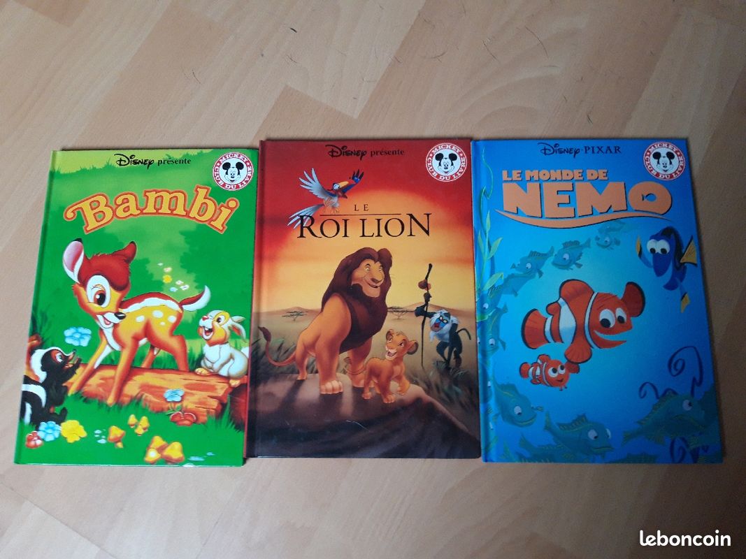 Lot de 3 livres Disney collection Club du livre Mickey (image 1)