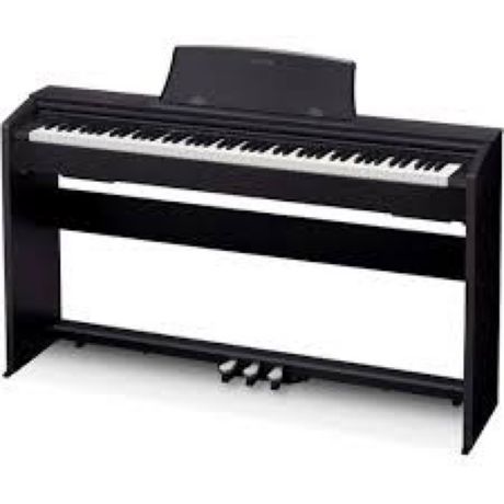 Piano Electrique Clavier Numerique Synthetiseur 61 Touches Banc Support Set  Noir