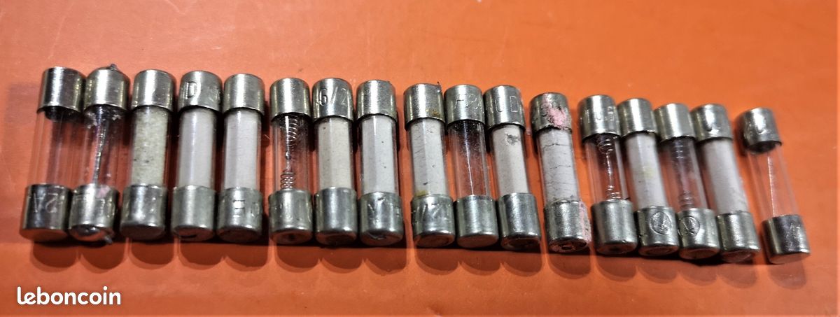 10 X Fusible À Avance Axiale À Soufflage Lent Pour Cartouche De Verre 3