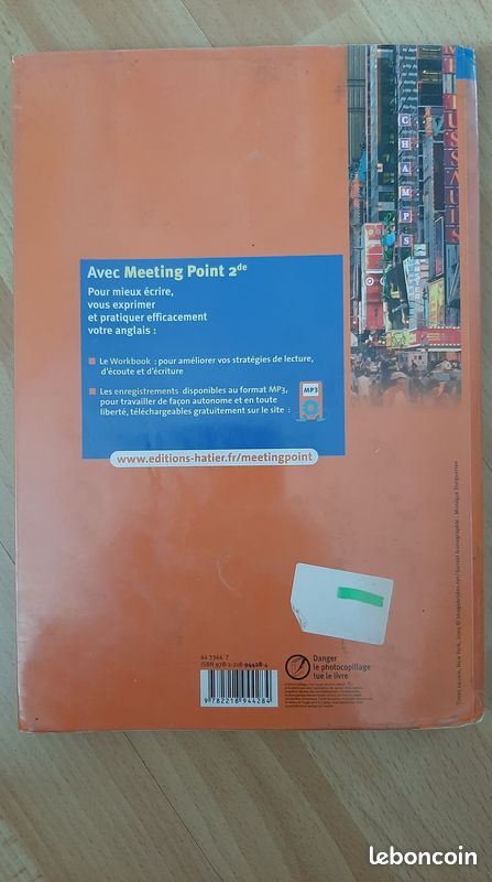 "Meeting Point" Livre d'Anglais niveau 2nde et 1ère (image 4)