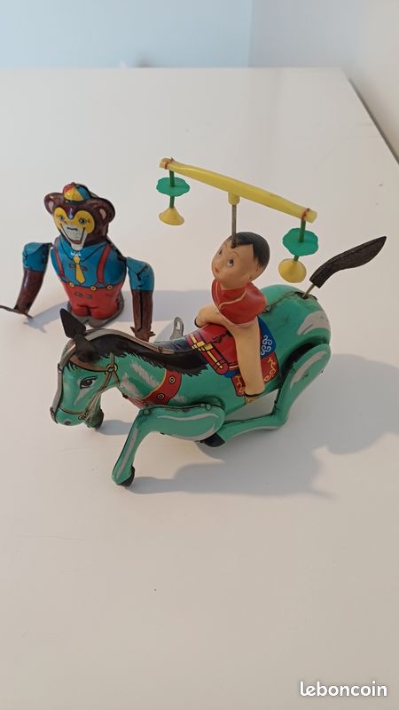 Vieux Jouet En Tôle Lehmann - Animal Mécanique Allemand Vintage