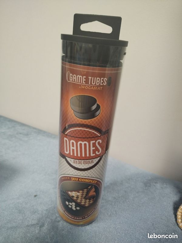 Coffret Belote WOGAMAT - Game Tubes Yam's 421 - Kit Avec Piste De Dés