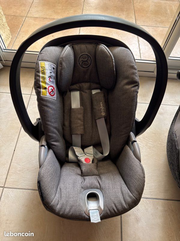 Ensemble Cybex Poussette Balios + Cosy Cloud Z + Siège Sirona Z + 2 bases Isofix 360 (image 2)