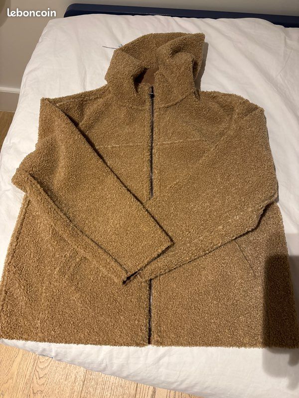 Sublime manteau IL GUFO à capuche peau lainee neuve (image 6)