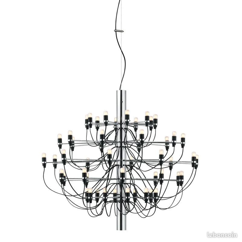 Suspension 2097/50 Gino Sarfatti Arteluce : le 50 ampoules (image 2)