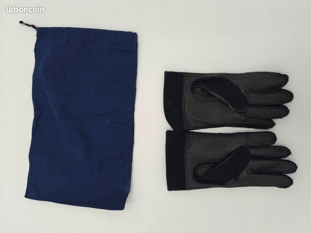 Gants Militaires Labbé Vendôme 246-60 Taille 8 - Style Aviateur, Jamais Portés