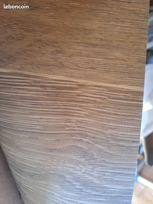 Lino sol pvc quasi neuf motif gris immitation parquet h 142cm long environ 7mL (image 3)