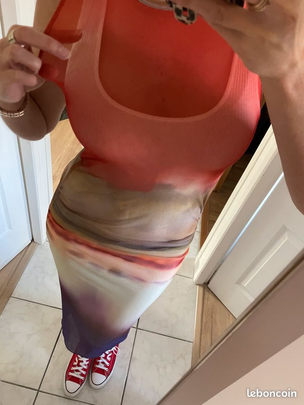 Robe Bicolore Femme Zara édition Limitée - Taille M - Neuve Avec étiquettes