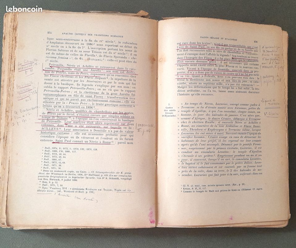 GESTA MARTYRIUM romain 1900(voir listes) (image 3)