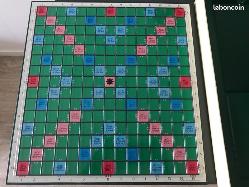 Ancien jeu de societe grand scrabble de luxe plateau en France | Clasf jeux