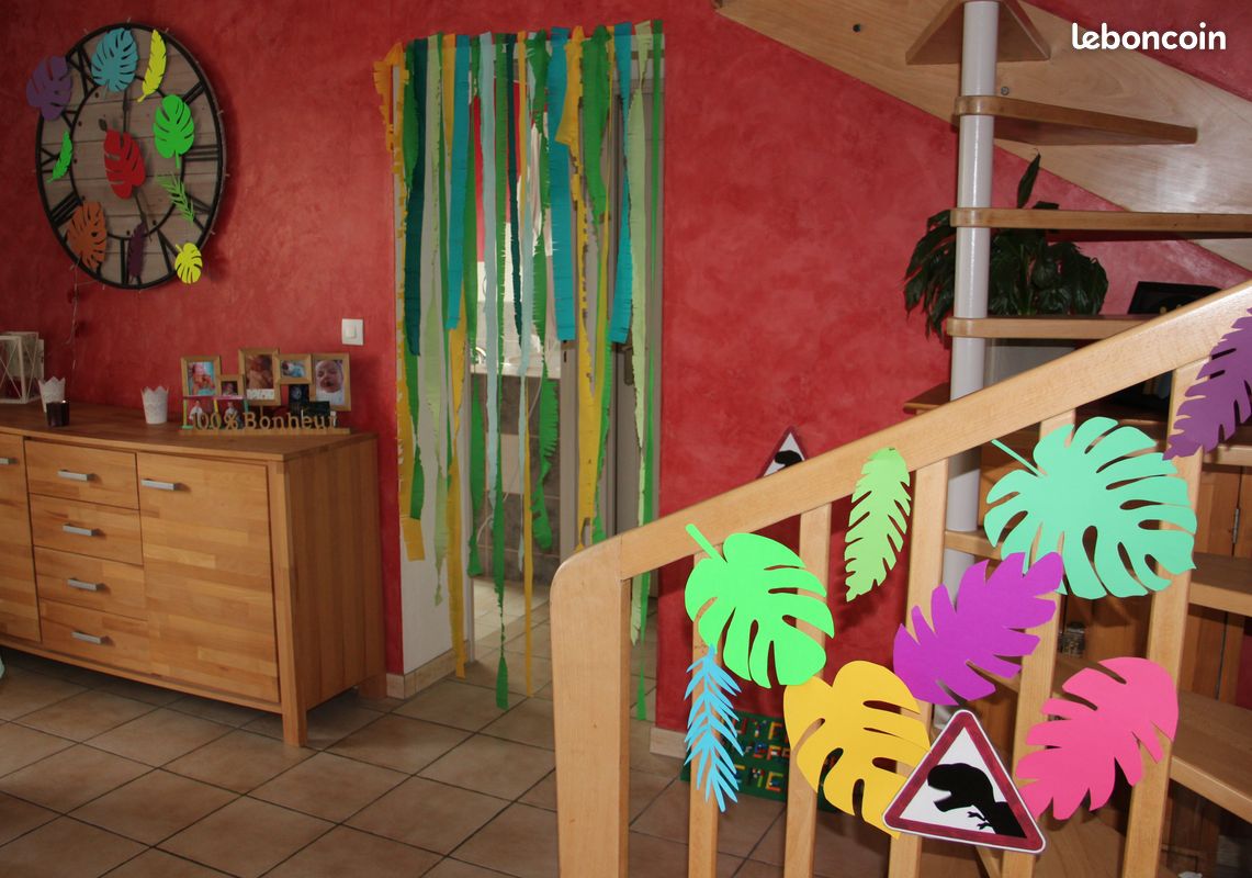 Kit décoration anniversaire / fête jungle / dinosaures - FG (image 2)