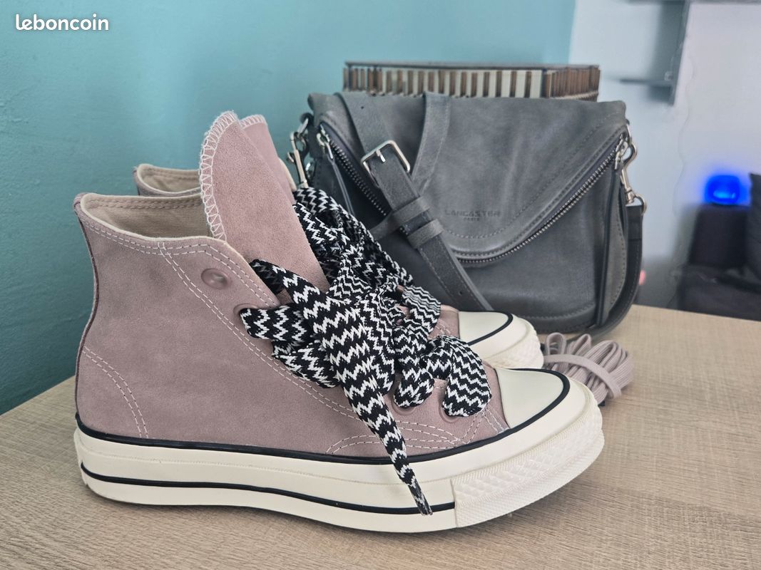 Lot converse et sac a main lancaster Chaussures