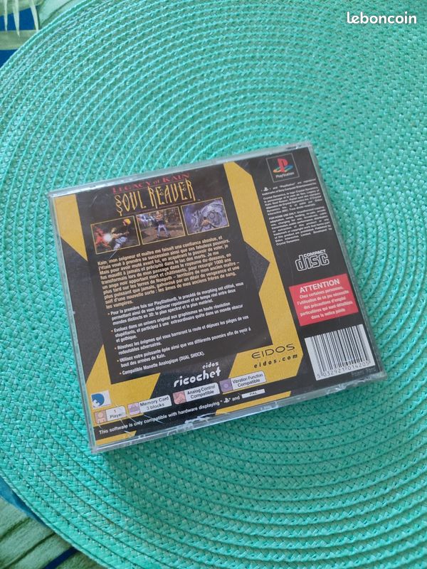 Jeux Playstation 1 soul Reaver legacy of kain (image 2)
