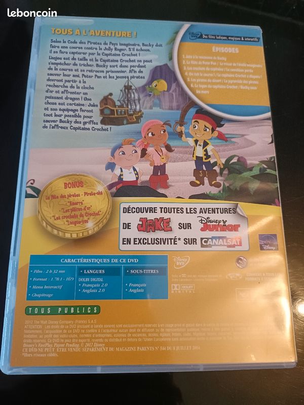 DVD jack pirates du pays imaginaire (image 2)