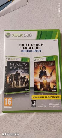Jeu Xbox 360 Halo Reach & Fable III Pack Double VF - Bon état
