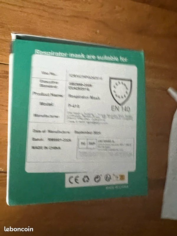 Masques de protection travail neuf (image 3)