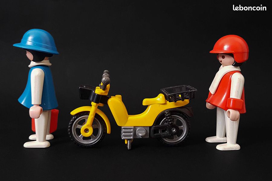 PLAYMOBIL vintage city life fun bateau twister jaune orange du set 4144