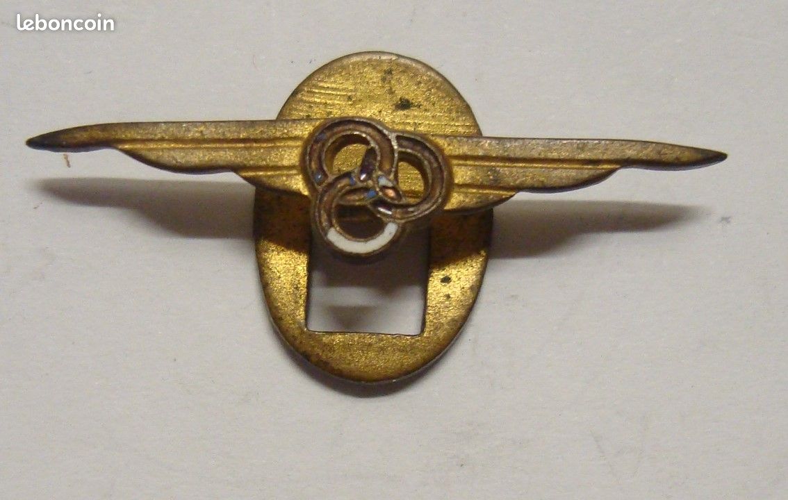 INSIGNE BOUTONNIÈRE RHIN ET DANUBE 1° ARMEE DE LATTRE LIBERATION 1944