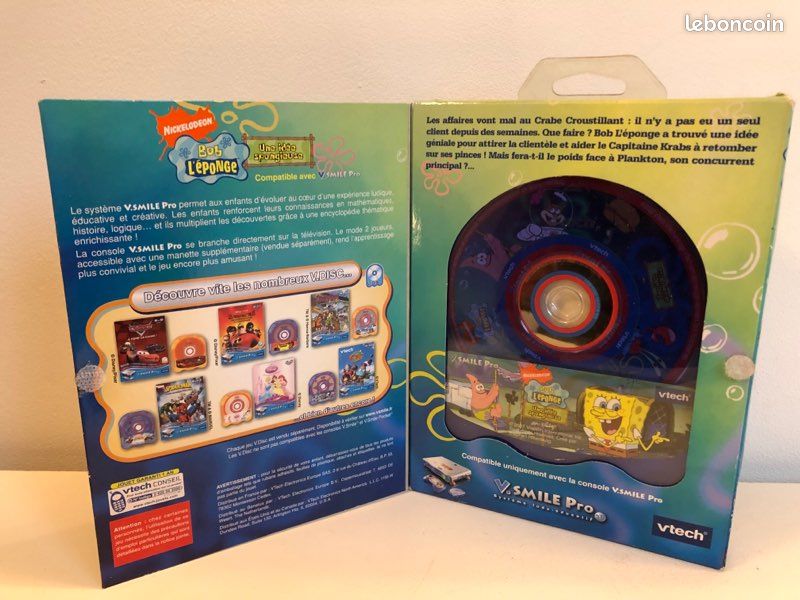 Jeu Bob l'éponge V-Smile Pro VTECH Jeux vidéo