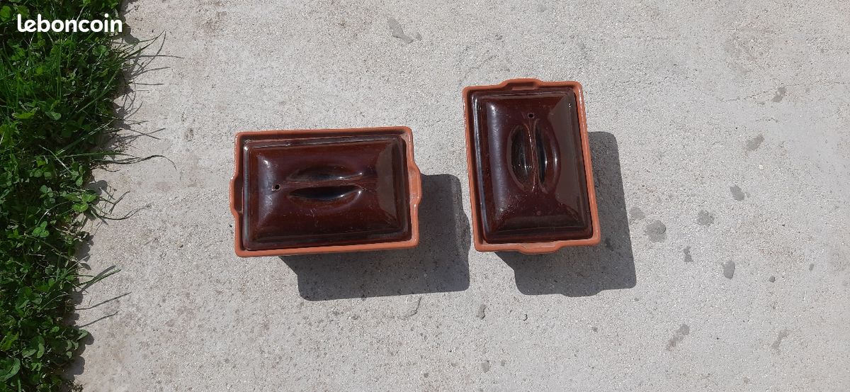 2 plat en terre cuite (image 2)