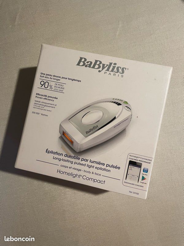 Epilateur Lumière Pulsée Babyliss Électroménager