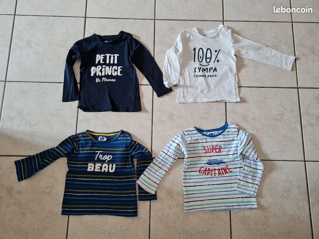 Tee shirts et Jean 3 ans garçons (VIVOLTA) (image 1)