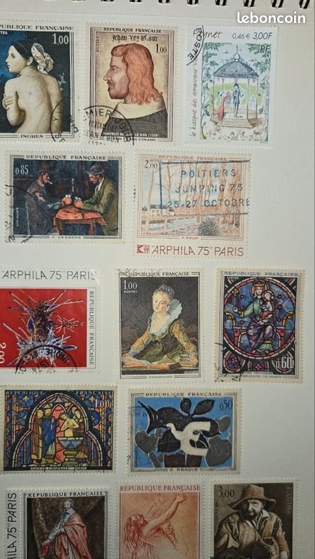 Lot 074 : 18 timbres de France oblitérés en TBE (image 3)
