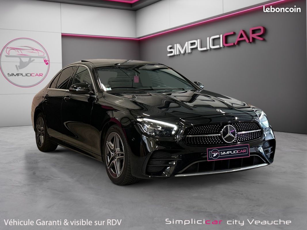 Mercedes Classe E 220D 194 AMG LINE - Toit Ouvrant - Caméra - CarPlay - Sièges Chauffants (image 1)