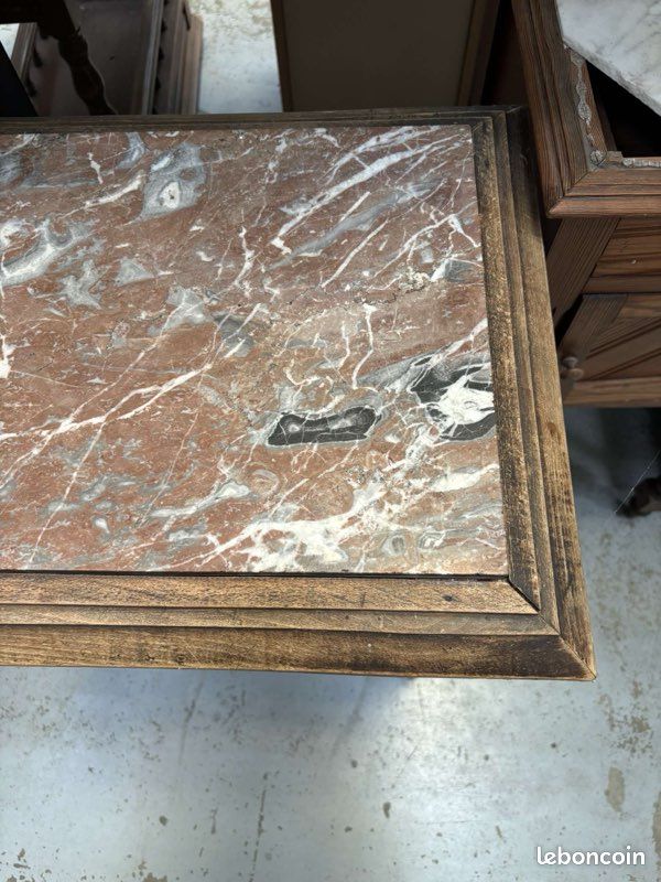 Table de nuit marbre ancienne (image 3)