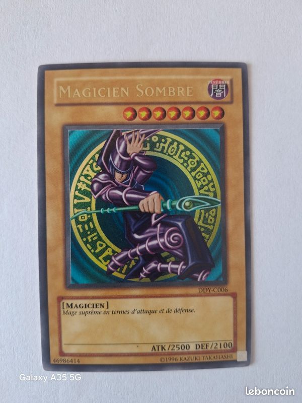 Carte Yu-Gi-Oh Magicien Sombre DDY-C006 (image 1)
