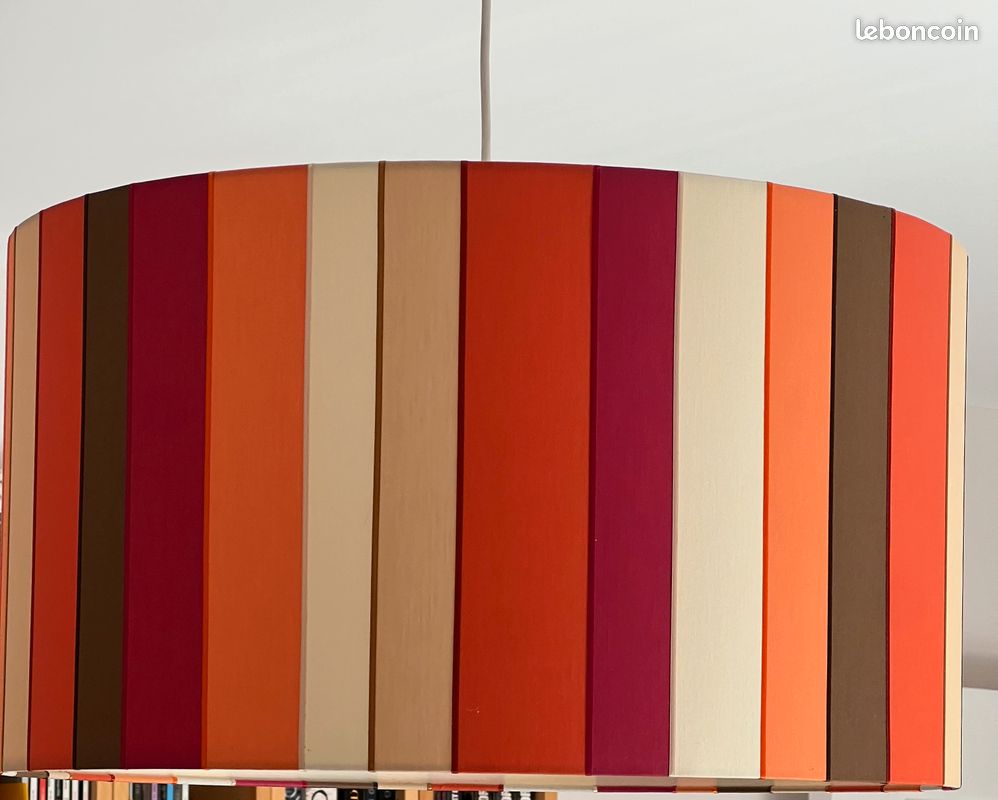 Lustre avec abat-jour en tissu (image 3)