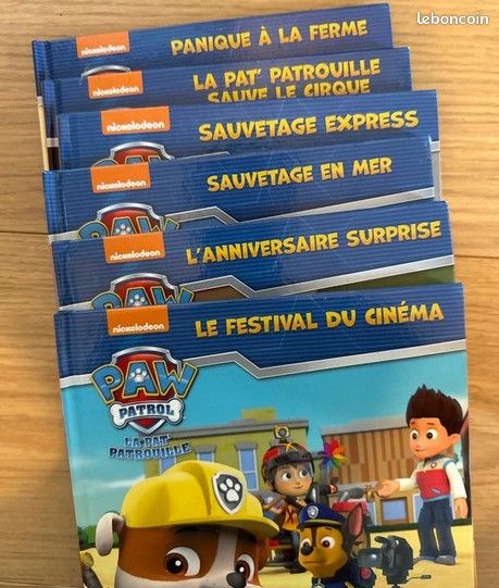 Lot 6 livres Pat Patrouille (image 1)