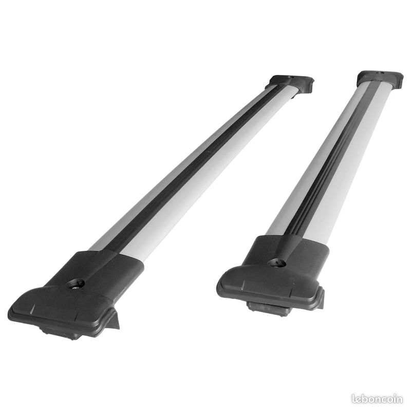 Barres De Toit Transversales Aluminium Noir Pour Opel Vivaro 2014-2024 - OMAC