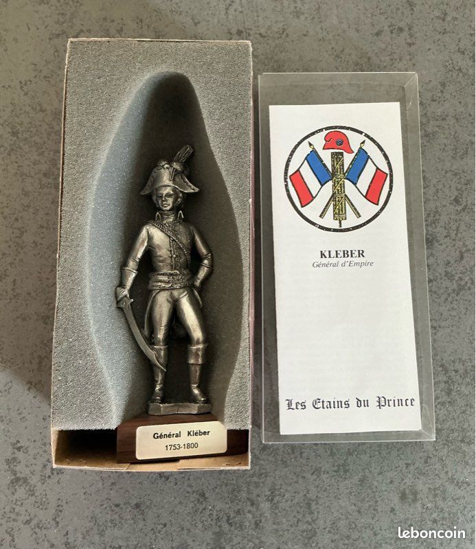 Figurine Ancienne Soldat Napoleon Etains Du Prince General Junot 13.5 Cm