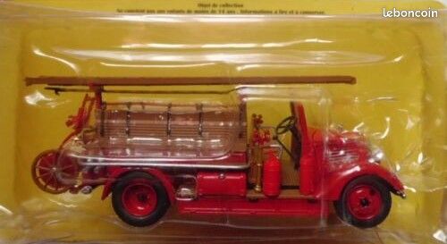 RENAULT ACZ 1 Gugumus - Camion Pompiers AUTOPOMPE des Pompiers de HOENHEIM SDIS 67 - échelle 1/43 - Neuf en boite non ouverte - Collection VEHICULES LEGERS des SAPEURS POMPIERS n° 14 (image 1)