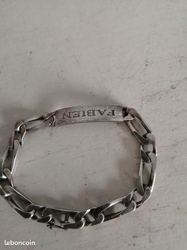 Bracelet Argent maille gourmette allongée - La Petite Tribu