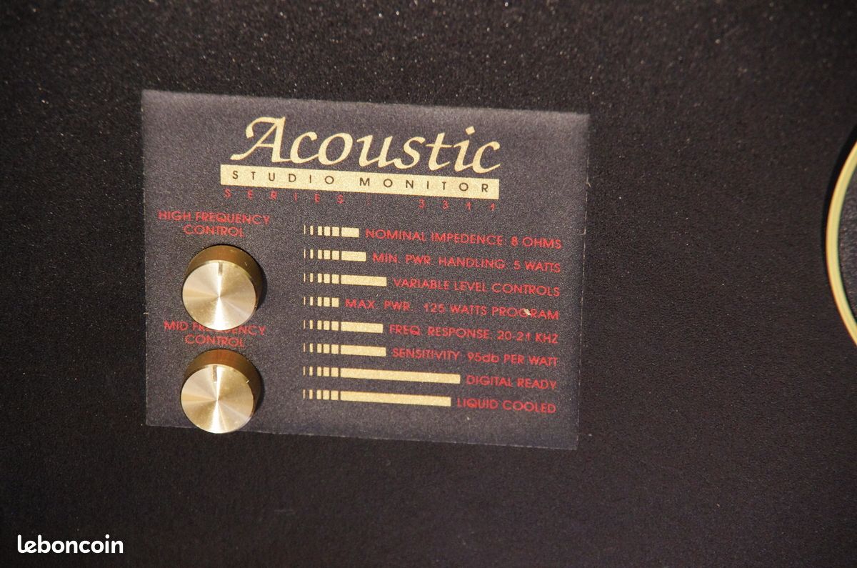 Enceinte Acoustic Studio Monitor Series 3311 (image 1)