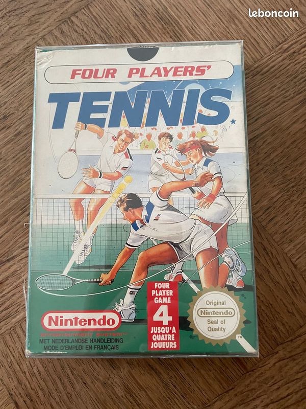 T-shirt Four Player Tennis - Pochette du Jeu | Grafitee