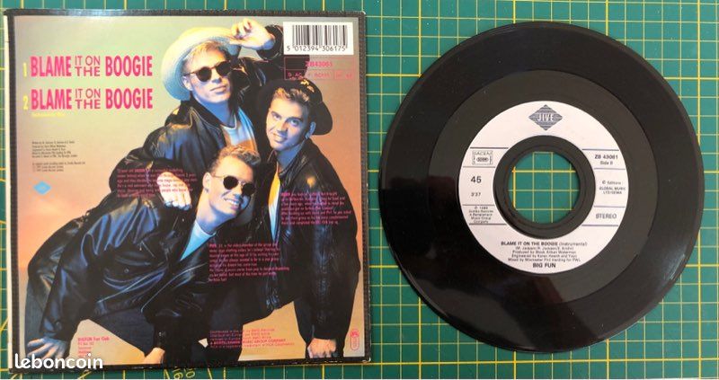 Big Fun - Blam it on the boogie - - vinyle 45 tours (image 2)