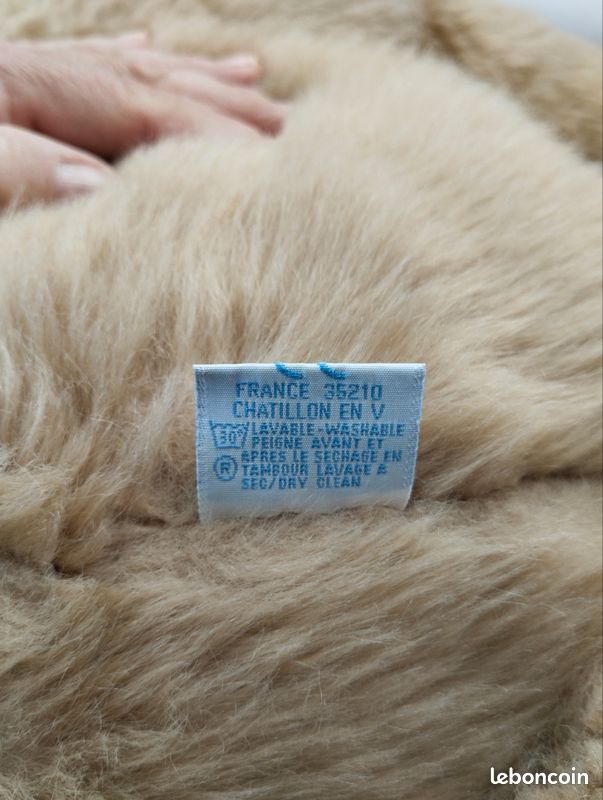 Nounours en peluche fabrication française (image 4)