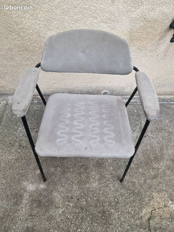 Fauteuil steiner annees 50 a retapisser (image 9)