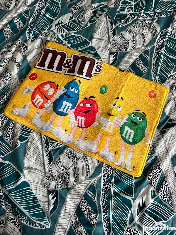 🍫 Tapis en velours / peluche M&M’s tout doux décoratif intérieur ou extérieur 🍭 (image 9)