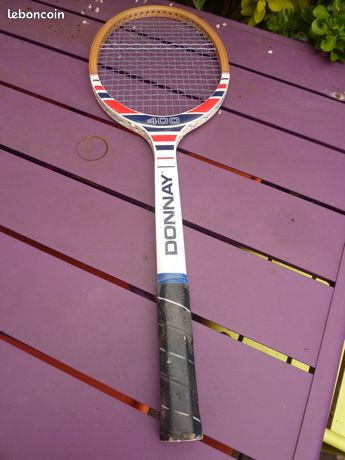 Raquette De Tennis Vintage Donnay Topspin - Bois - Adulte - Occasion