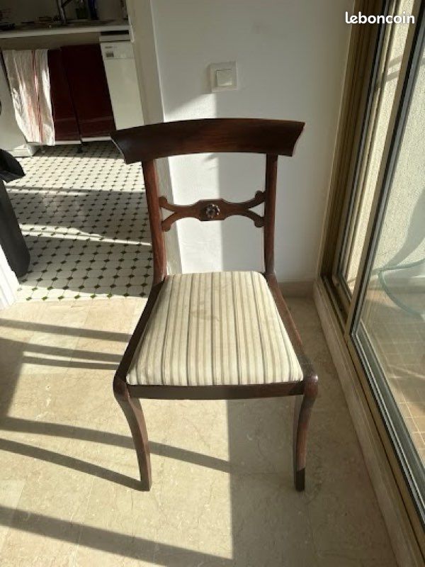 Chaises Époque Restauration - Louis Philippe (image 1)