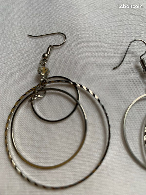 Boucles d’oreilles multi ronds (image 4)