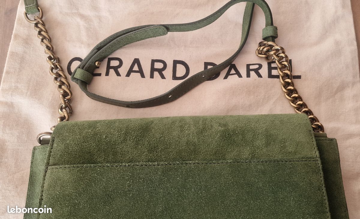 Gerard Darel Sac bandoulière en cuir retourné Accessoires