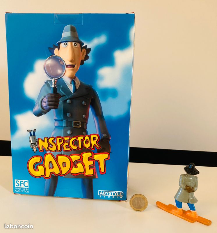Figurine Inspecteur Gadget – Bandai – PVC – Sous Blister – Collection