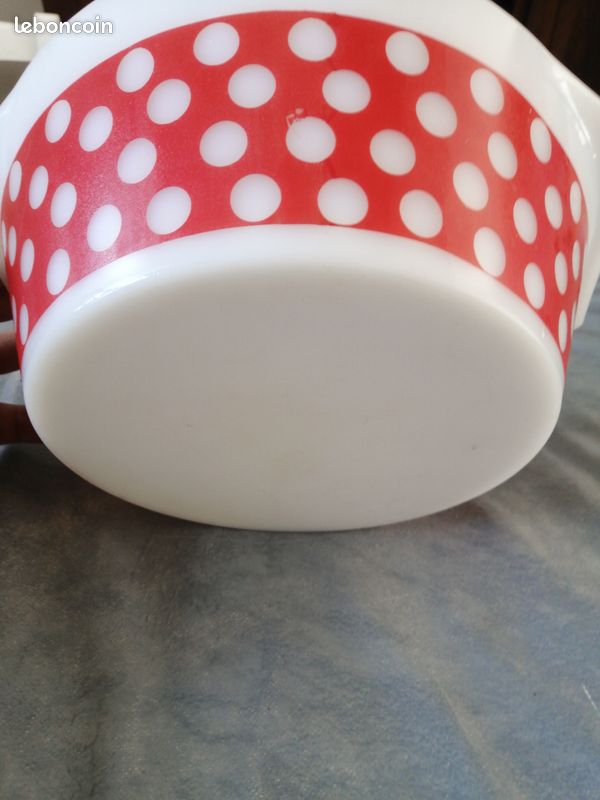 Lot De 8 Tasses Arcopal France Motif Pois 'Polka' Vintage 70's - Multicolore