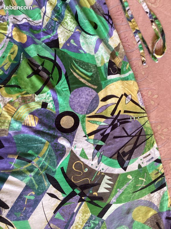 Robe 80´s verte (image 5)